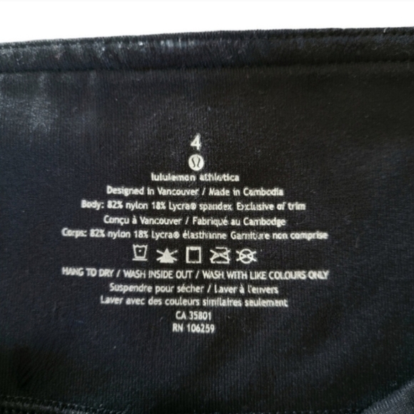 🌟3 For $15 SALE🌟Lululemon Athletica Wunder Under Tribal Full On Luon Leggings - Picture 7 of 7